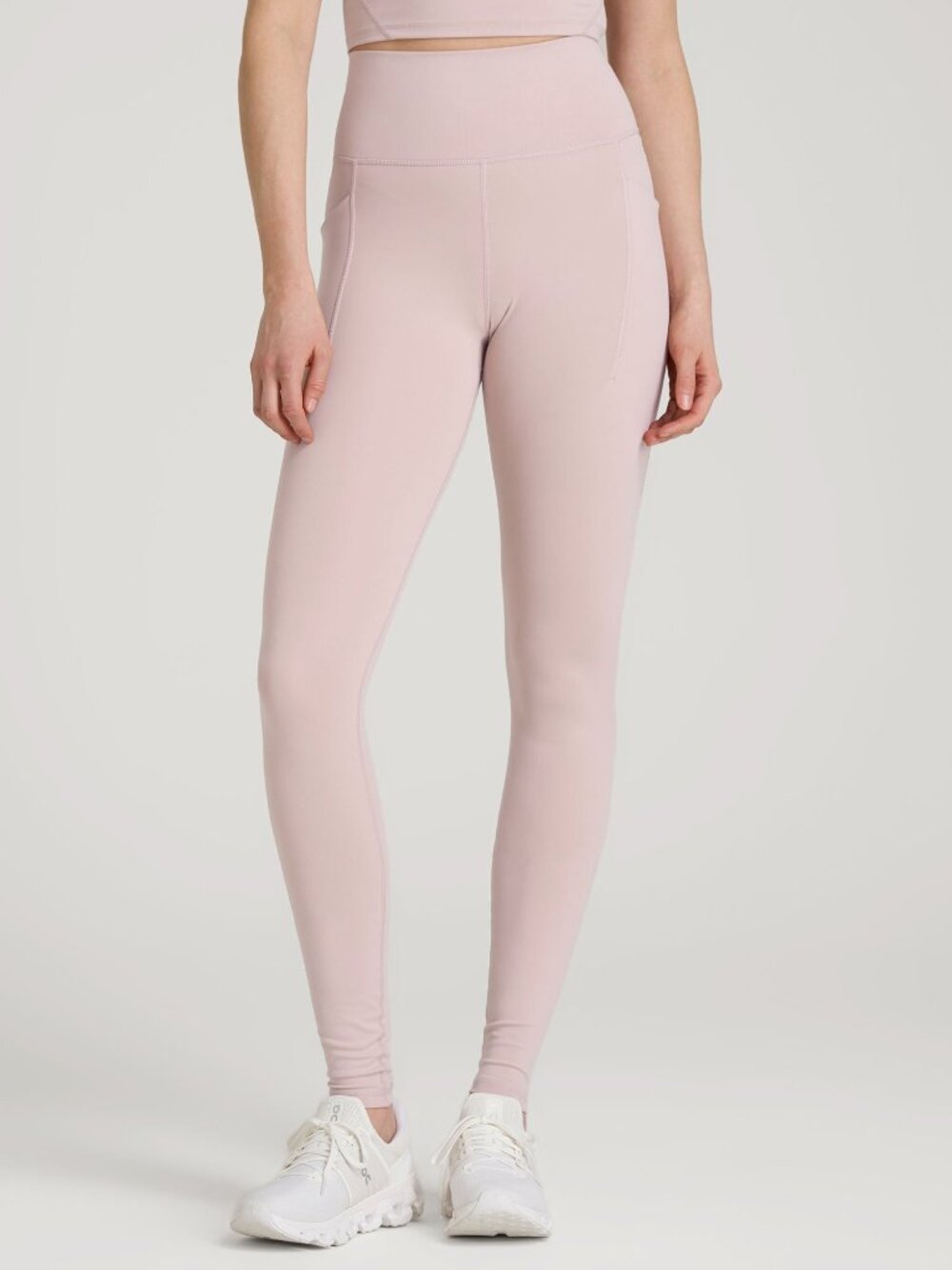 American Tall Balance Cinched Back Pocket Legging for Tall Women in Desert Rose